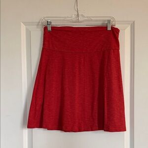 Toad & Co. Chaka skirt sz S, beautiful Salsa color.